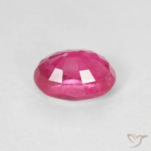 9,17 ctw natürlicher Medium Dark-Pink Rubin, Oval, VS