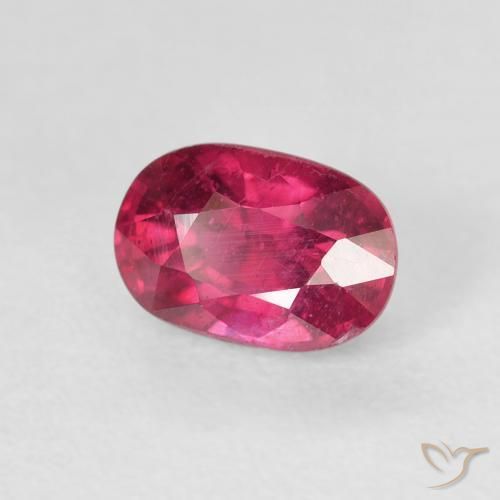 9,17 ctw natürlicher Dunkelpink Rubin, Oval, VS