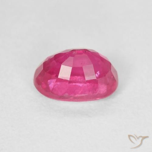 9,17 ctw natürlicher Medium Dark-Pink Rubin, Oval, VS