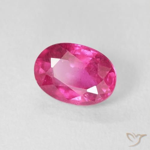 9,17 ctw natürlicher Dunkelpink Rubin, Oval, VS