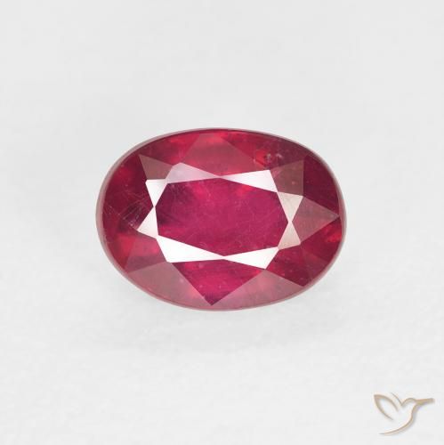 2.17ct Natürlicher Tiefrot Rubin, Oval, VS