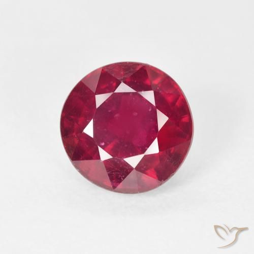 3.37ct Natürlicher Tiefrot Rubin, Runden, VS