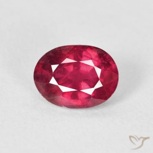 1.74ct Natürlicher Tiefrot Rubin, Oval, VS-SI