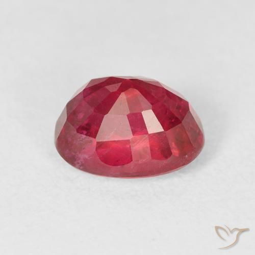 9,17 ctw natürlicher Tiefrot Rubin, Oval, VS
