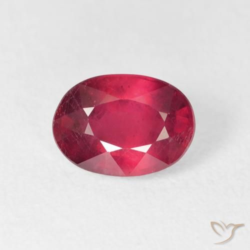 1.80ct Natürlicher Marmelade Rot Rubin, Oval, VS
