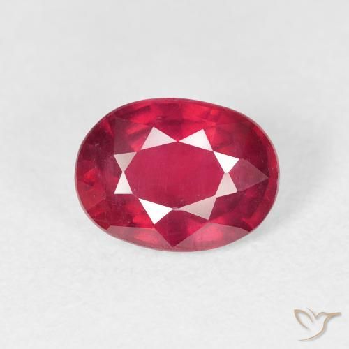 2.05ct Natürlicher Tiefrot Rubin, Oval, VS