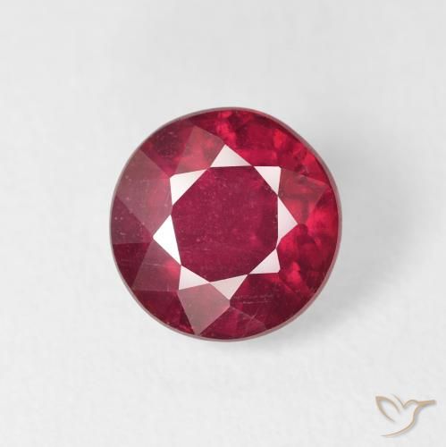 2.51ct Natürlicher Blutrot Rubin, Runden, VS-SI