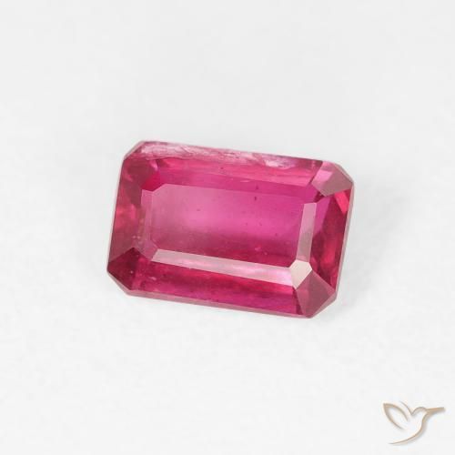 9,17 ctw natürlicher rötlich-rosa Rubin, Oktagonschliff, VS