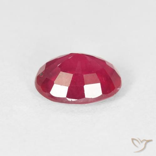 9,17 ctw natürlicher Tiefes rötliches Rosa Rubin, Oval, VS