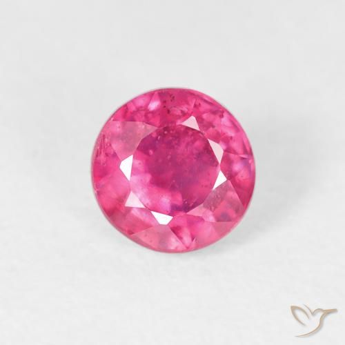 0.87ct Natürlicher Mittelrosa Rubin, Runden, VS