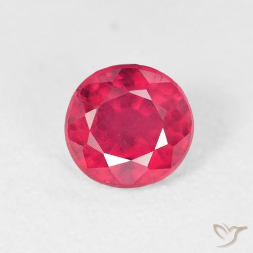 1.06ct Natürlicher pink Rubin, Runden, VS