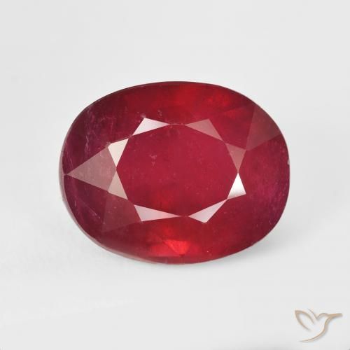 12.89ct Natürlicher Marmelade Rot Rubin, Oval, VS