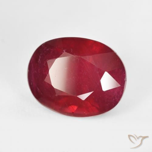 9,17 ctw natürlicher Marmelade Rot Rubin, Oval, VS