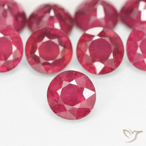 9,17 ctw natürlicher Tiefrot Rubin, Rund Schliff, VS