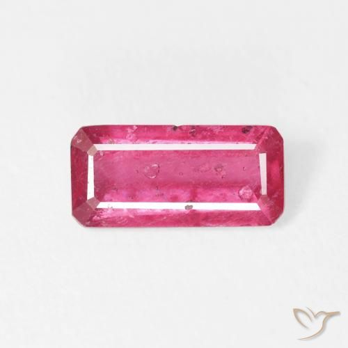 1.91ct Natürlicher Hellrot Rubin, Smaragdschliff, VS-SI