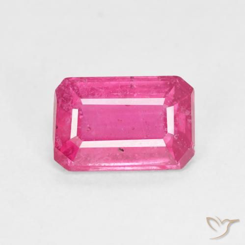2.28ct Natürlicher pink Rubin, Smaragdschliff, VS-SI