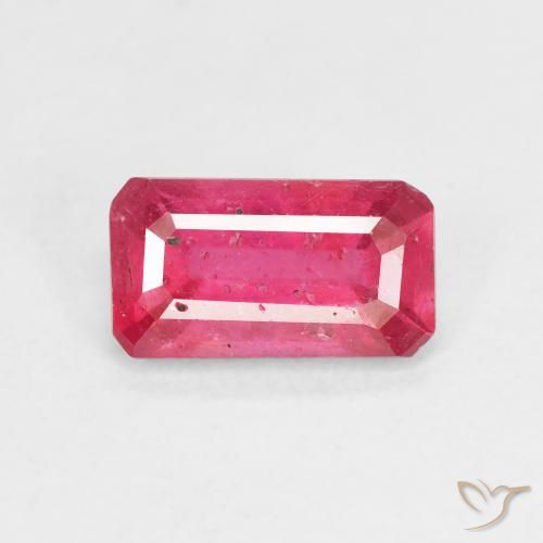 1.92ct Natürlicher pink Rubin, Smaragdschliff, VS-SI
