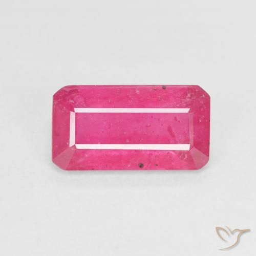 2.80ct Natürlicher pink Rubin, Smaragdschliff, VS-SI