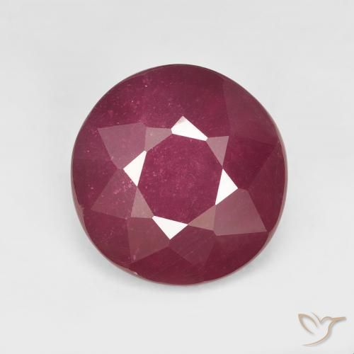 5.71ct Natürlicher Weinrot Rubin, Runden, VS
