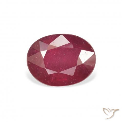 3.18ct Natürlicher Blutrot Rubin, Oval, VS