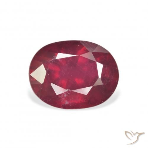 3.42ct Natürlicher Blutrot Rubin, Oval, VS