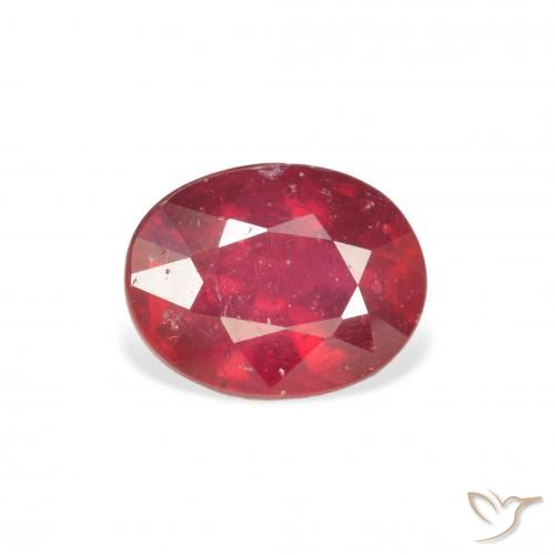3.05ct Natürlicher Mittelrot Rubin, Oval, VS-SI