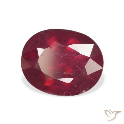 5.00ct Natürlicher Blutrot Rubin, Oval, VS