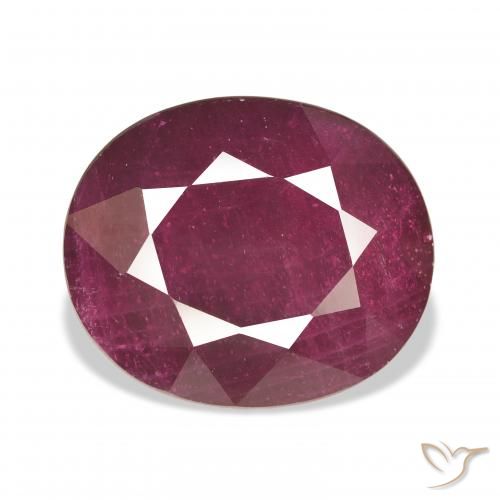 18.23ct Natürlicher Mittelrot Rubin, Oval, VS
