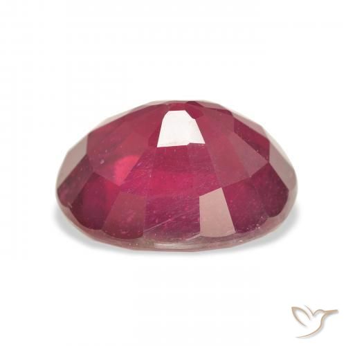 9,17 ctw natürlicher Medium Dark-Red Rubin, Oval, VS