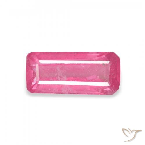 1.87ct Natürlicher Tiefes Magenta Rubin, Smaragdschliff, VS-SI