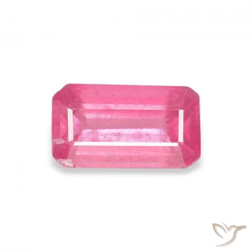 1.77ct Natürlicher pink Rubin, Smaragdschliff, VS-SI