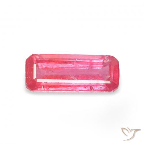 1.20ct Natürlicher Intensives Rosa Rubin, Smaragdschliff, VS-SI