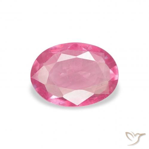 1.09ct Natürlicher Medium Dark-Pink Rubin, Oval, VS-SI