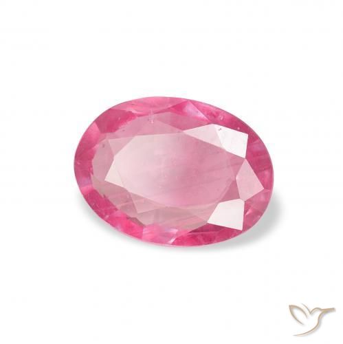 9,17 ctw natürlicher Medium Dark-Pink Rubin, Oval, VS-SI