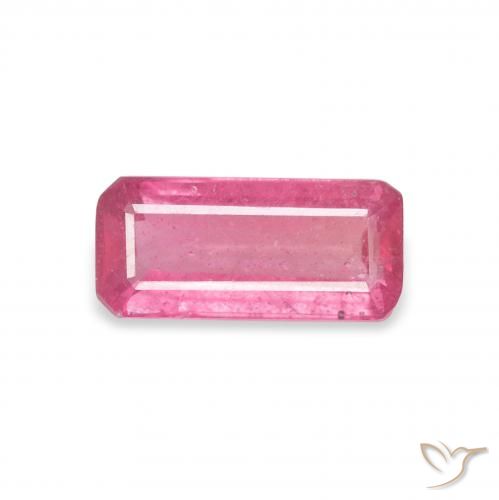 1.07ct Natürlicher pink Rubin, Smaragdschliff, VS-SI