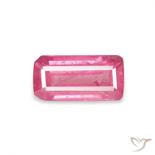 1.62ct Natürlicher pink Rubin, Smaragdschliff, VS-SI