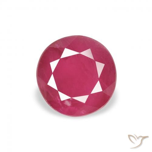 1.01ct Rosaig-rot Rubin, Runden, VS