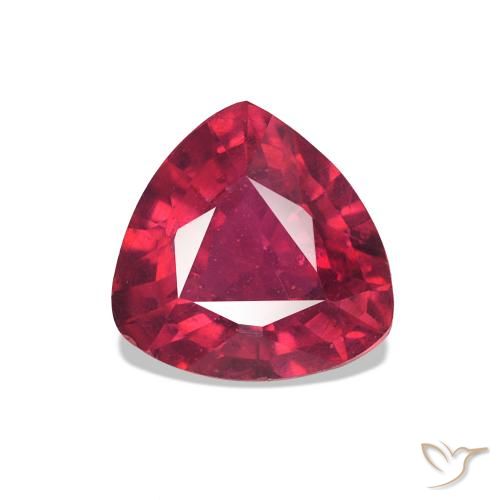1.48ct Medium Dark-Red Rubin, Trillion, VS
