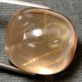 78,65 ctw natürlicher gelber Rutilquarz, Transparent, Transparent / Lichtdurchlässig
