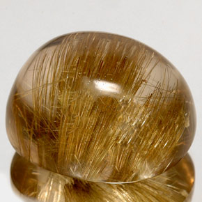 128,20 ctw natürlicher gelber Rutilquarz, Transparent, Transparent / Lichtdurchlässig