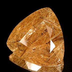 41,54 ctw natürlicher gelber Rutilquarz, Transparent, Transparent / Lichtdurchlässig