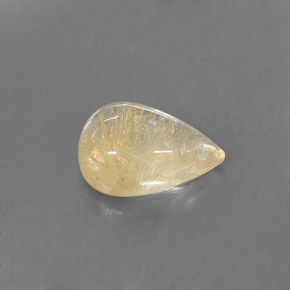 6,78 ctw natürlicher gelber Rutilquarz, Transparent, Transparent / Lichtdurchlässig