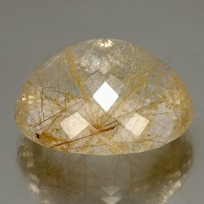 52,32 ctw natürlicher gelber Rutilquarz, Transparent, Transparent / Lichtdurchlässig