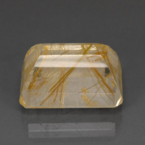 37,16 ctw natürlicher gelber Rutilquarz, Transparent, Transparent / Lichtdurchlässig