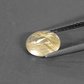 1,53 ctw natürlicher gelber Rutilquarz, Transparent, Transparent / Lichtdurchlässig