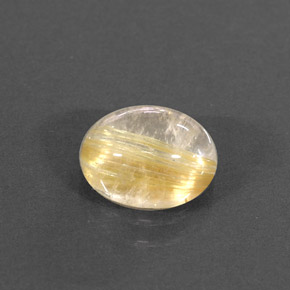 1,55 ctw natürlicher gelber Rutilquarz, Transparent, Transparent / Lichtdurchlässig