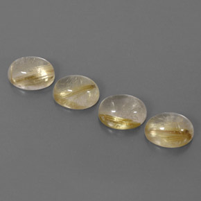  ct natürliche gelber Rutilquarz-Edelsteine, Transparent, Transparent / Lichtdurchlässig