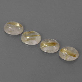  ct natürliche gelber Rutilquarz-Edelsteine, Transparent, Transparent / Lichtdurchlässig