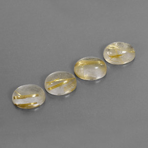  ct natürliche gelber Rutilquarz-Edelsteine, Transparent, Transparent / Lichtdurchlässig
