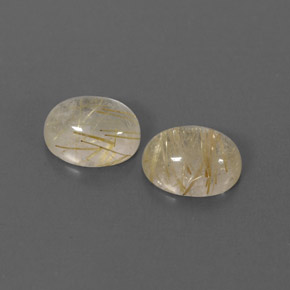  ct natürliche gelber Rutilquarz-Edelsteine, Transparent, Transparent / Lichtdurchlässig